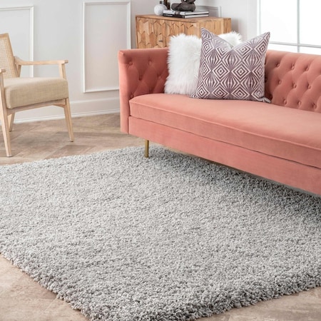 Nuloom Janine Plush  Shag Area Rug 4ft x 6ft OZUS03C-406